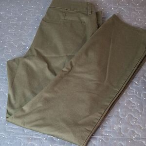 Lee Relaxed Fit Mid Rise Straight Leg Women's Green Pants size 8